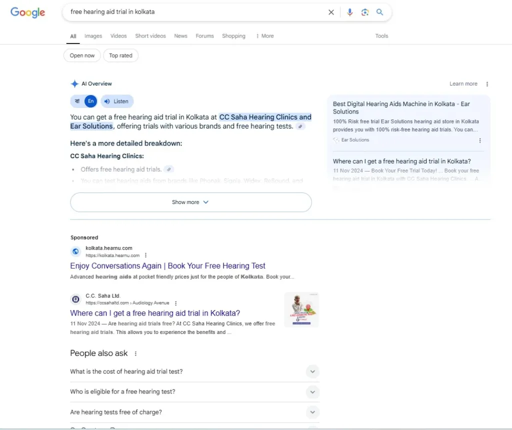 Answer Engine Optimization Case Study
