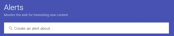 track your competiton using google alert - Screenshot 1