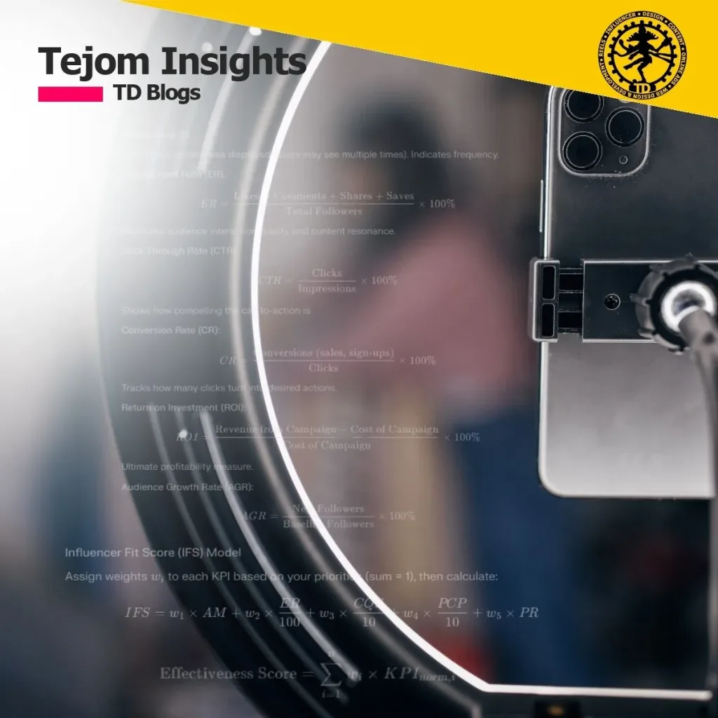 Planning, Budgeting, and Measuring Influencer Campaigns - A 2025 Guide - TD Blog - Tejom Insights - Tejom Digital